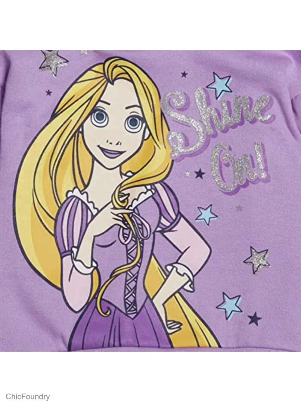 Girls' Disney Princess 2-Piece Fleece Hoodie and Leggings Set